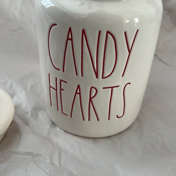 Rae Dunn Candy Hearts Small Canister - White - Picture 2 of 7
